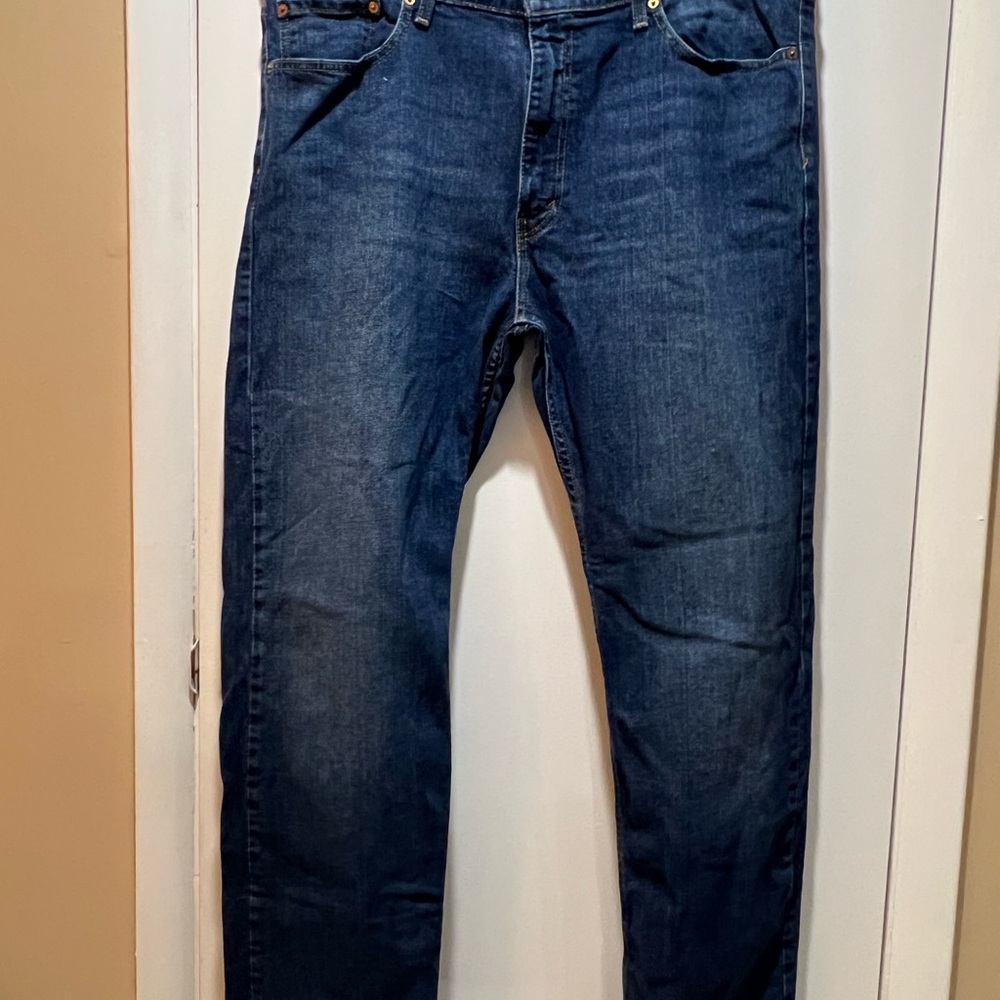 Levi's Dark Blue Straight Jeans